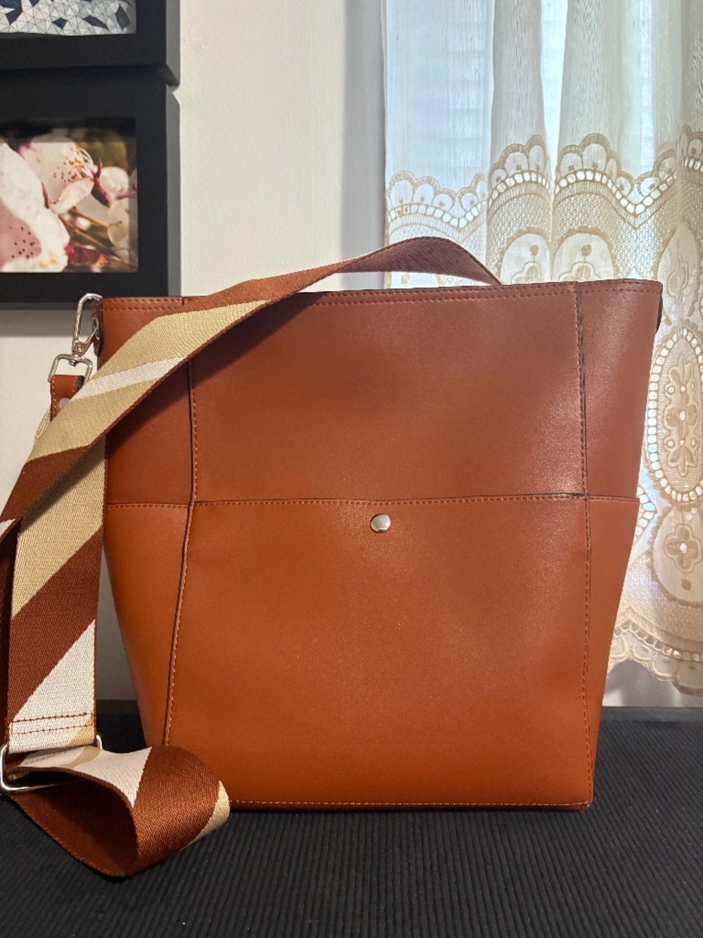 Leather Hobo Crossbody and Strap